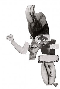 Bodylanguage  20,9 x 29,6 cm, Collage 1987