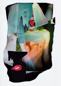 Menschenteile  20,9 x 29,6 cm, Collage 2007