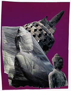 Unfolding  16,7 x 21,4 cm, Collage 2007