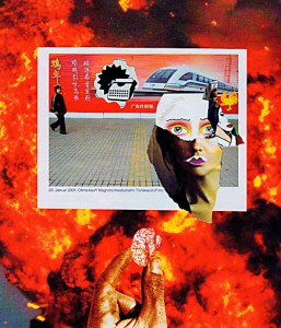 Human China  21,2 x 24,4 cm, Collage 2007