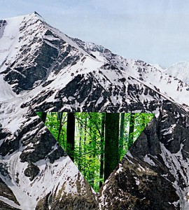 Shakti  16,5 x 18,5 cm, Collage 2012